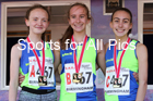 Girls under-15 3 stage road relay, 2019 ERRA 6 and 4 Stage Relay and Young Athletes.  Photo: David T. Hewitson/Sports for All Pics